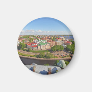Vyborg Russia Leningrad Oblast from Olaf Tower Magnet