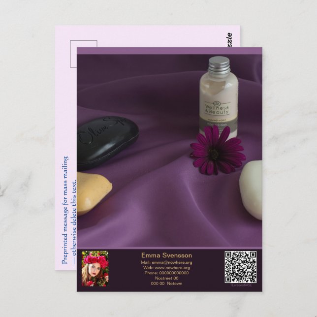 Vykort — Connect, Spa Postcard (Front/Back)