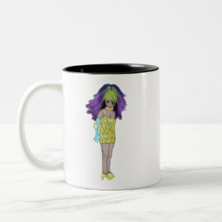 Vyla Glint – The Chromatic Wanderer Two-Tone Coffee Mug