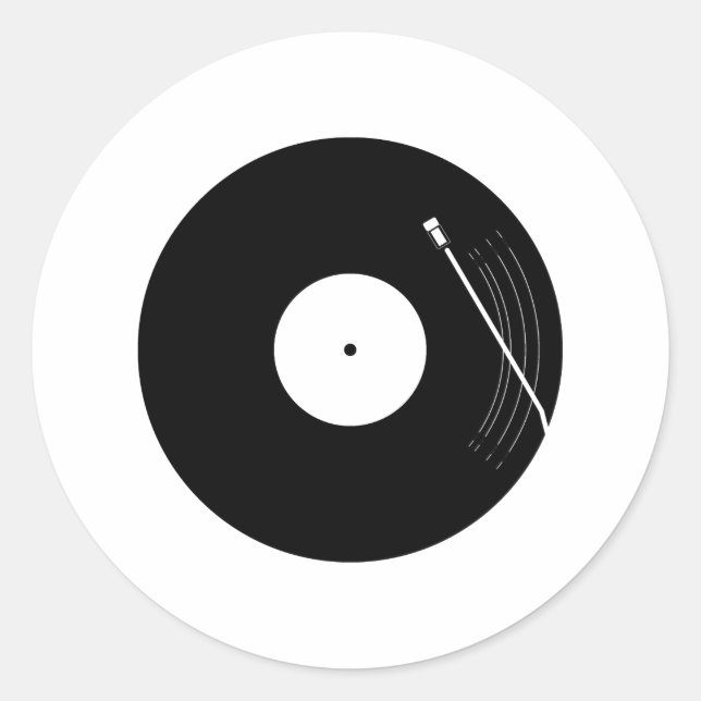 Vynil Classic Round Sticker (Front)