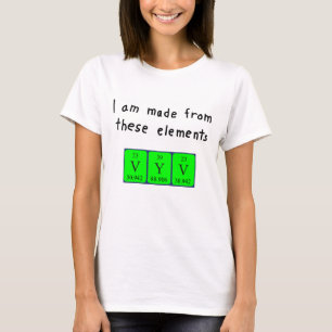 Vyv periodic table name shirt