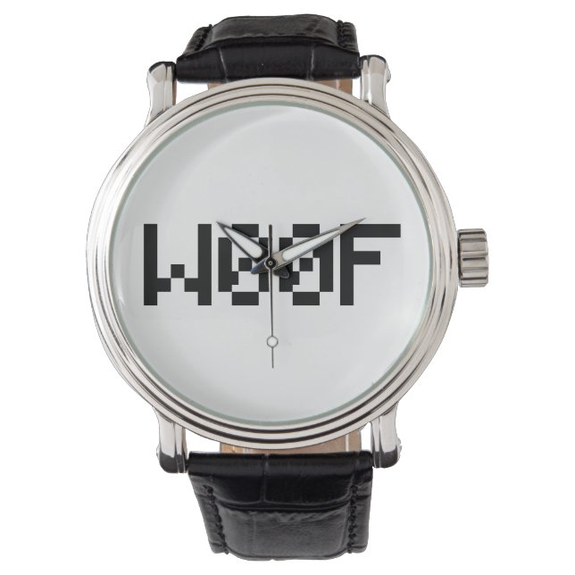 W00F [Leetspeak Animal Sounds] Watch (Front)