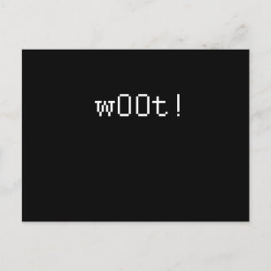 W00T POSTCARD