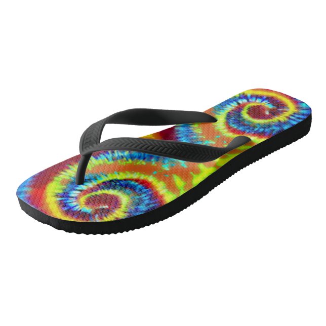 W2: Desighn. - Tie-Dye (R) |  Jandals (Angled)