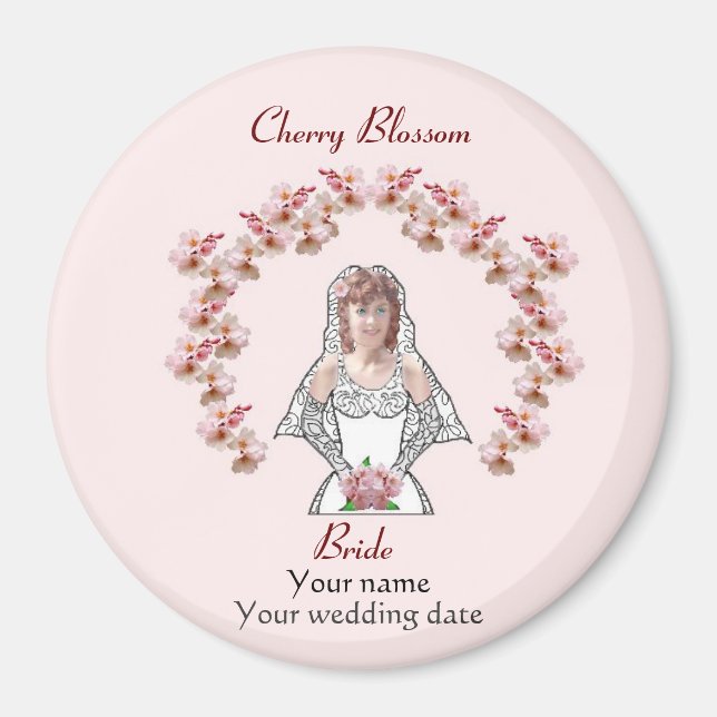 W35  Wedding Favor Magnet (Front)