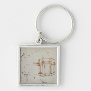 W.24r Architectural sketch Key Ring