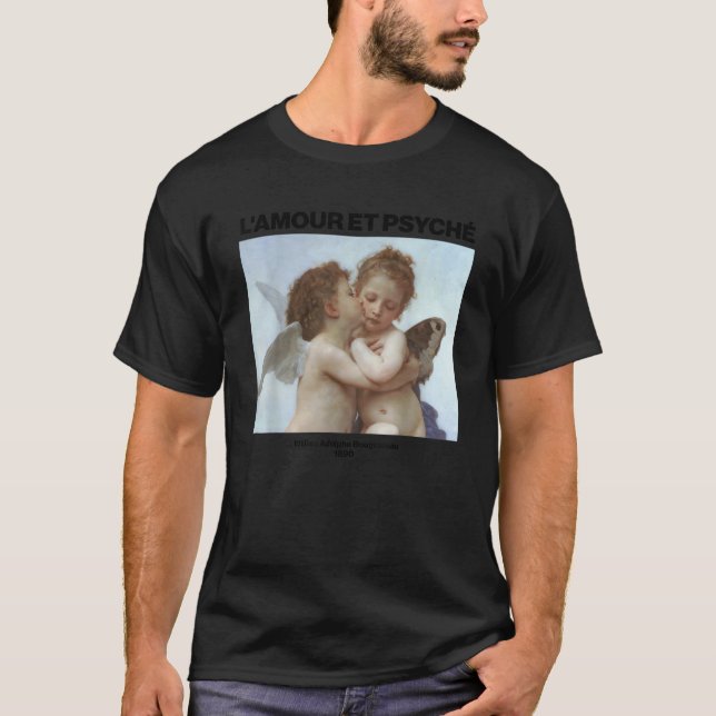 W A Bouguereau L Amour et Psych The First Kiss T S T-Shirt (Front)