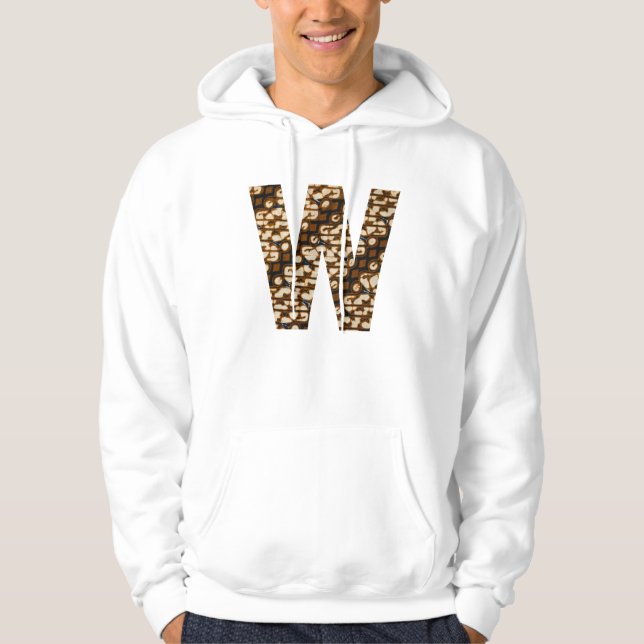 W - Batik Pattern Hoodie (Front)