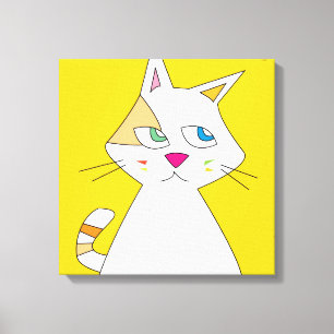W-CAT CANVAS PRINT