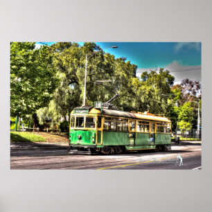 W Class Tram Poster
