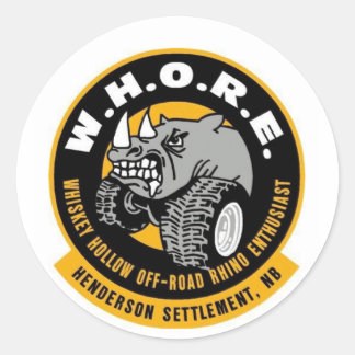 W.H.O.R.E. STICKER