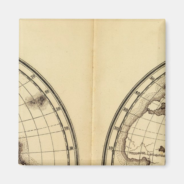 W Hemisphere, E Hemisphere 2 Magnet (Front)