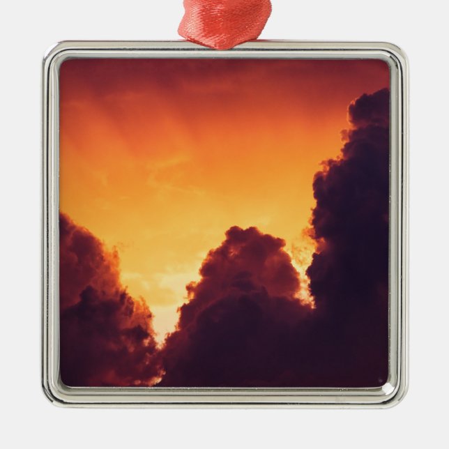 w in weather metal tree decoration (Front)