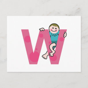 W is for... postcard