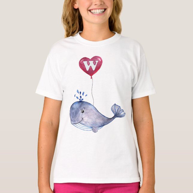 W is for WHALE T-Shirt (Front)