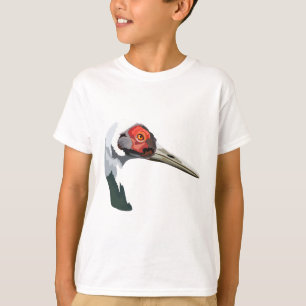 W is for White Naped Crane T-Shirt