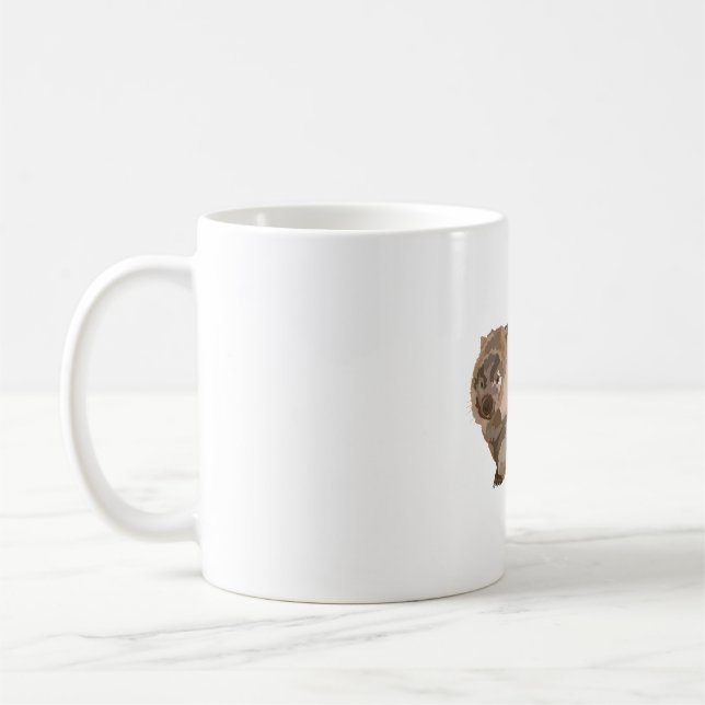 W is for Wombat Coffee Mug (Left)