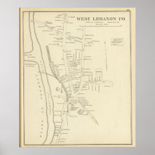 W Lebanon PO Poster