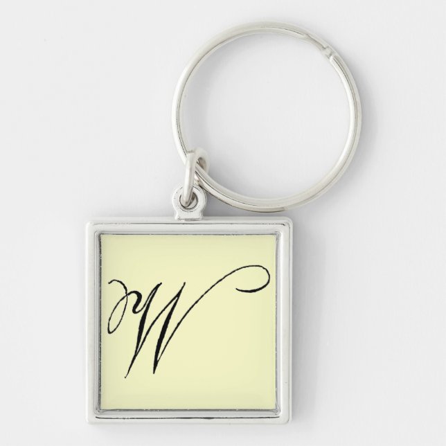'W' Monogram - Keychain (Front)