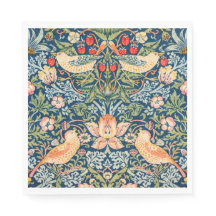 W Morris Strawberry Thief Paper Napkin