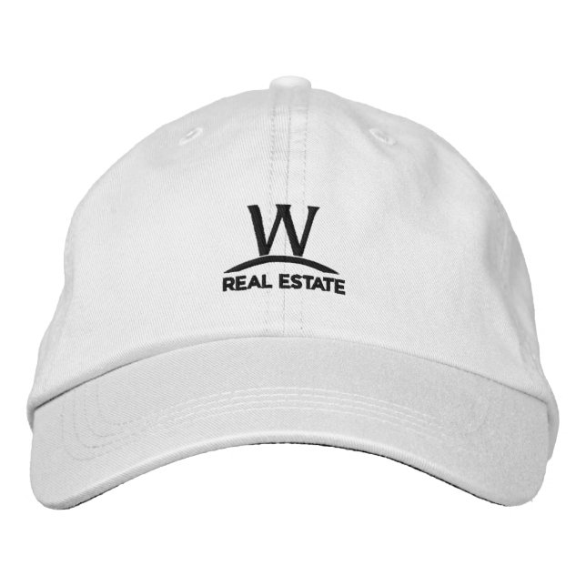 W Real Estate Embroidered Hat (Front)