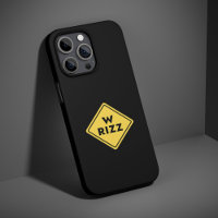 W rizz US warning sign Meme Funny Quote