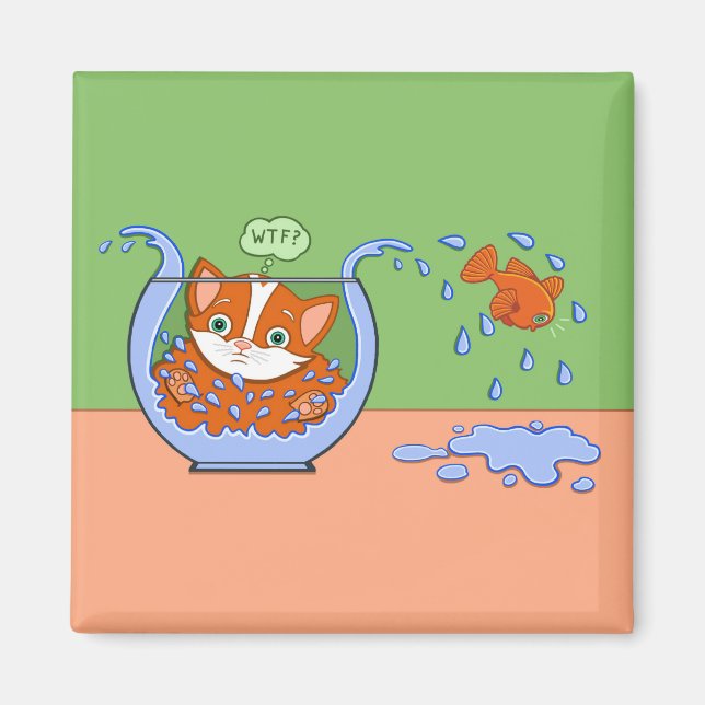 W T F? Magnet (Front)