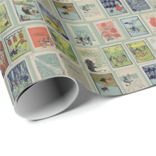 W. W. Denslow Illustrations Wonderful Wizard of Oz Wrapping Paper