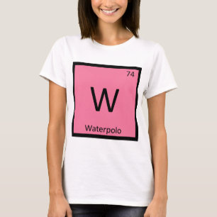 W - Waterpolo Sports Chemistry Periodic Table T-Shirt