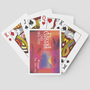 W/ WHITE BORDER, DAVID GROVES MAGICIAN, classic Playing Cards