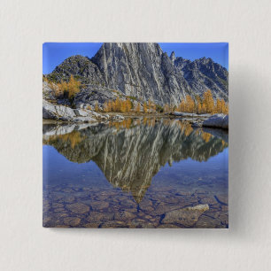 WA, Alpine Lakes Wilderness, Enchantment 15 Cm Square Badge