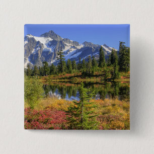 WA, Heather Meadows Recreation Area, Mt. 2 15 Cm Square Badge