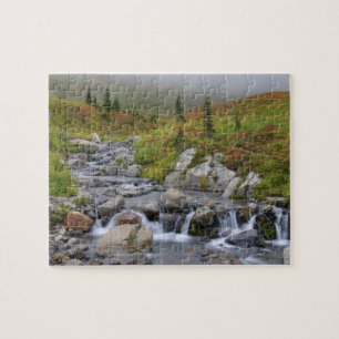 WA, Mt. Rainier National Park, Edith Creek Jigsaw Puzzle