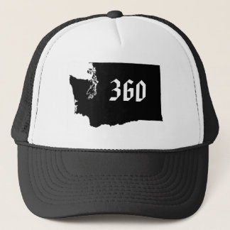 wa_outline, 360 trucker hat