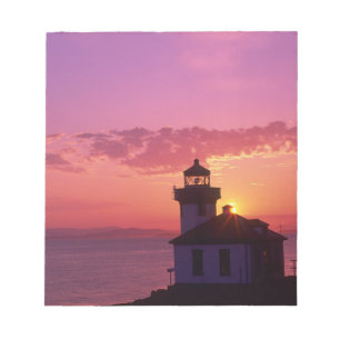WA, San Juan Island, Lime Kiln Lighthouse, 1919, 2 Notepad