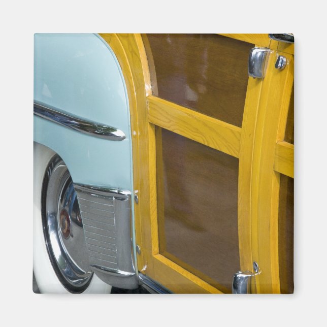 WA, Seattle, classic American automobile. 2 Magnet (Front)