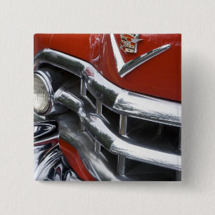 WA, Seattle, classic American automobile. 4 15 Cm Square Badge