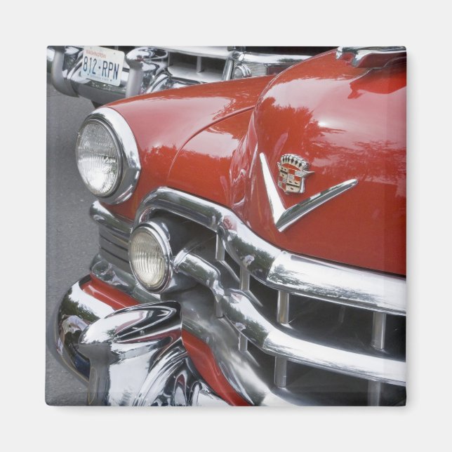 WA, Seattle, classic American automobile. Magnet (Front)