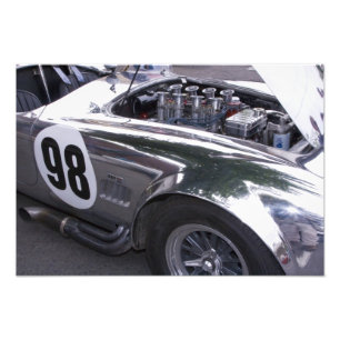 WA, Seattle, classic American automobile. Photo Print