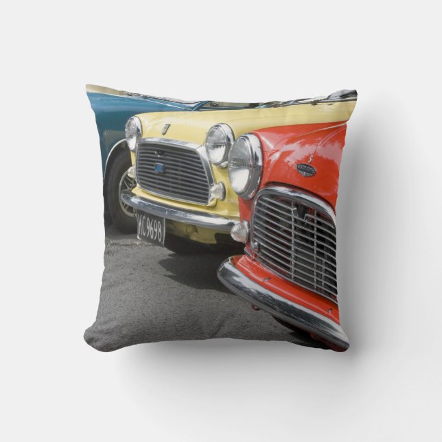 WA, Seattle, classic British automobile. Cushion (Front)