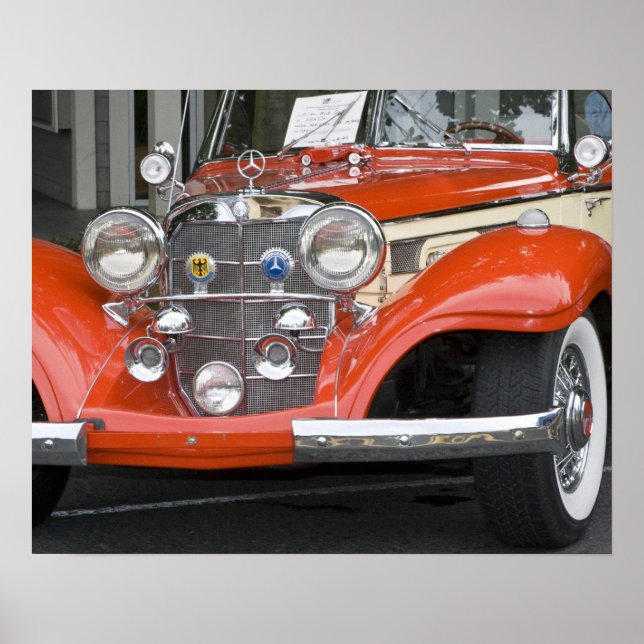 WA, Seattle, classic German automobile. 2 Poster (Front)