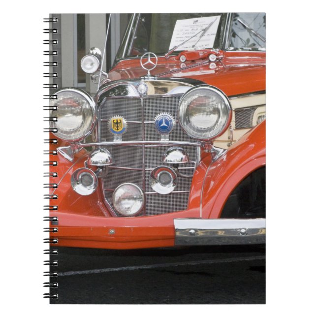 WA, Seattle, classic German automobile. 2 Spiral Notebook (Front)