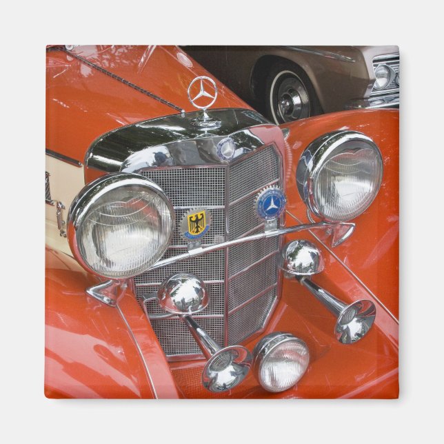 WA, Seattle, classic German automobile. Magnet (Front)