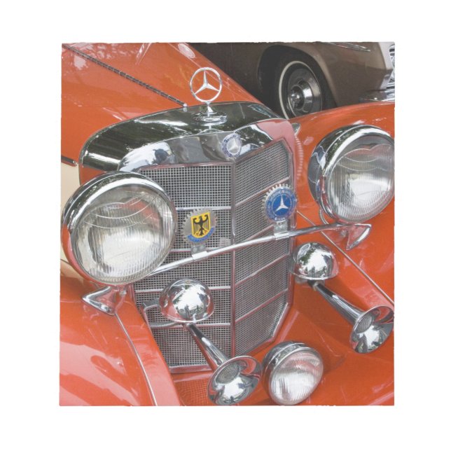 WA, Seattle, classic German automobile. Notepad (Front)