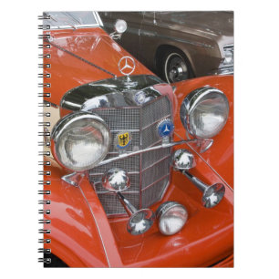 WA, Seattle, classic German automobile. Spiral Notebook