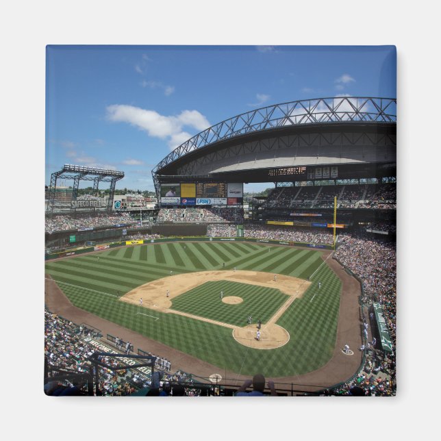 WA, Seattle, Safeco Field, Mariners baseball Magnet (Front)