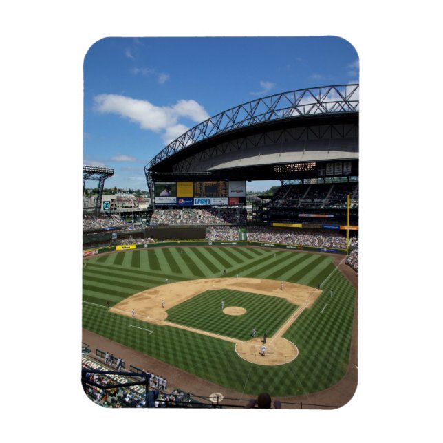 WA, Seattle, Safeco Field, Mariners baseball Magnet (Vertical)