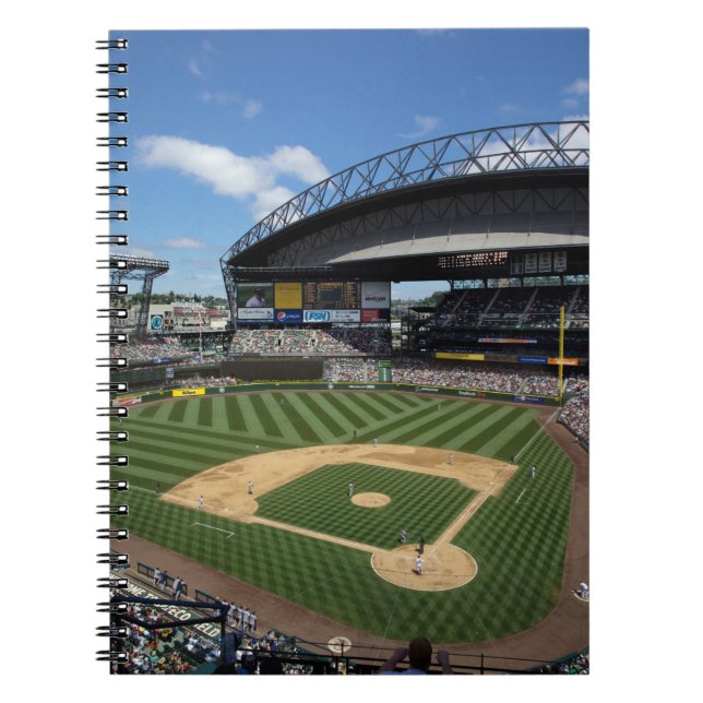 WA, Seattle, Safeco Field, Mariners baseball Notebook (Front)