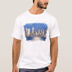 WA, Seattle, Seattle skyline and Elliott Bay, 2 T-Shirt