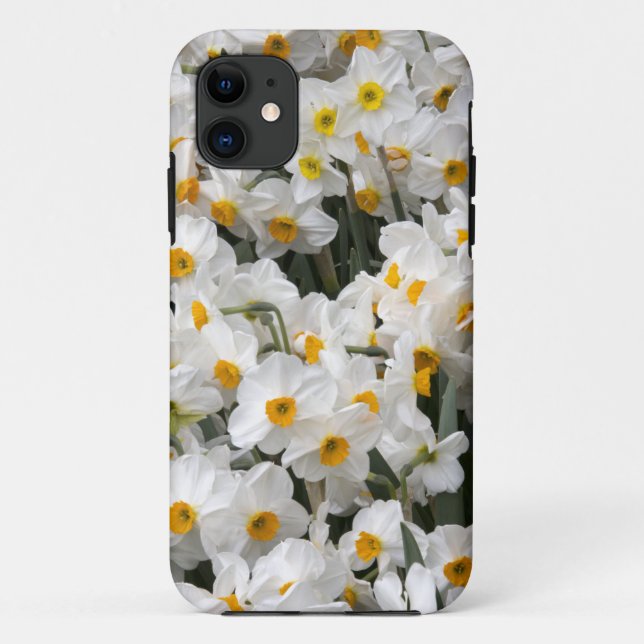 WA, Skagit Valley, Daffodil pattern Case-Mate iPhone Case (Back)